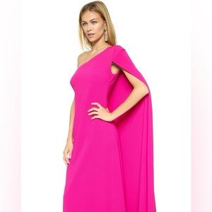 Jill Stuart One-Shoulder Pink Prom Dress